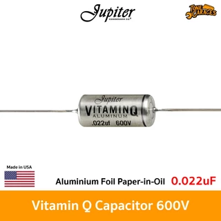 Jupiter Condenser Vitamin Q Aluminium Film Paper in Oil Capacitor 600V คาปาซิเตอร์สำหรับกีต้าร์