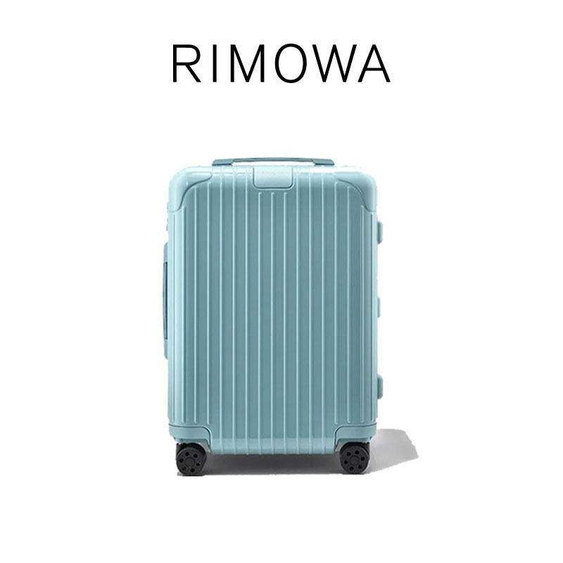 2024 new RIMOWA Glacier blue Essential กระเป๋าเดินทางขนาด 20 นิ้ว