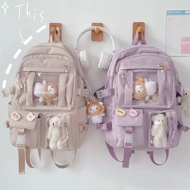 🔥กระเป๋านักเรียน ล้ำสมัย และน่ารัก กันน้ำความจุขนาดใหญ่ นักเรียนประถม นักเรียนมัธยมต้น นักเรียนมัธยมปลาย