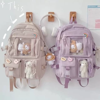 🔥กระเป๋านักเรียน ล้ำสมัย และน่ารัก กันน้ำความจุขนาดใหญ่ นักเรียนประถม นักเรียนมัธยมต้น นักเรียนมัธยมปลาย