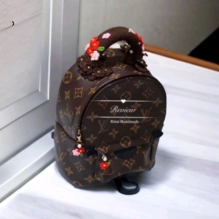ไหมหุ้มหูกระเป๋า, ไหมหุ้มหัวซิป เป้ LV plam​spring​ mini backpack (พรี​ออเดอร์)