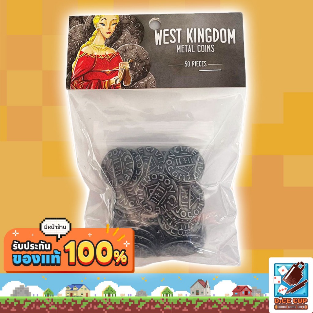 [ของแท้] West Kingdom: Metal Coins Board Game