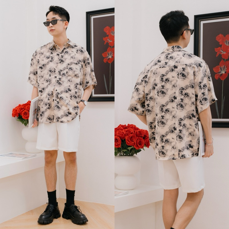 SUMMER SHIRT เสื้อเชิ้ตแขนสั้นทรงโอเวอร์ไซส์