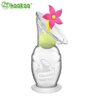 Haakaa Set-Silicone Breast Pump Gen 2 & Stopper กรวยปั๊มนมสุญญากาศ