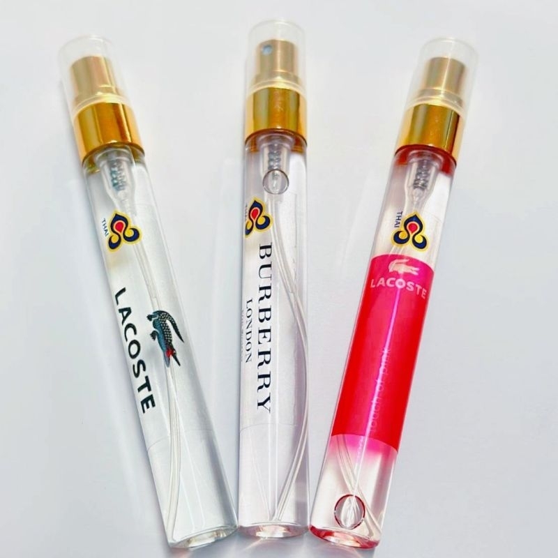 น้ำหอมขนาดพกพา ลาคอส มี 3 กลิ่น ให้เลือก💓สีชมพู Touch pink🤍สีขาว  White for men