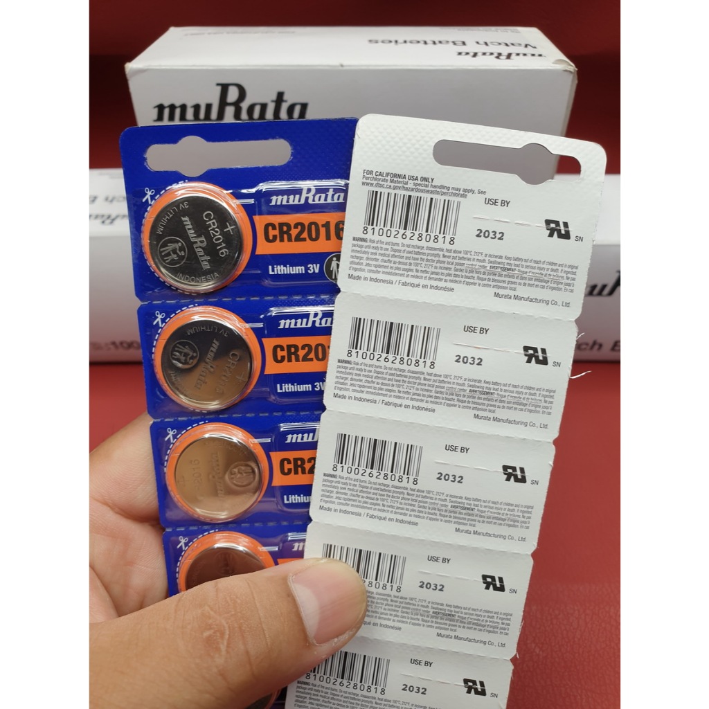 ถ่าน แบตสำหรับนาฬิกา Casio gshock Module NO.5416 แท้ ตรงรุ่น ล้าน% (Murata CR2016)