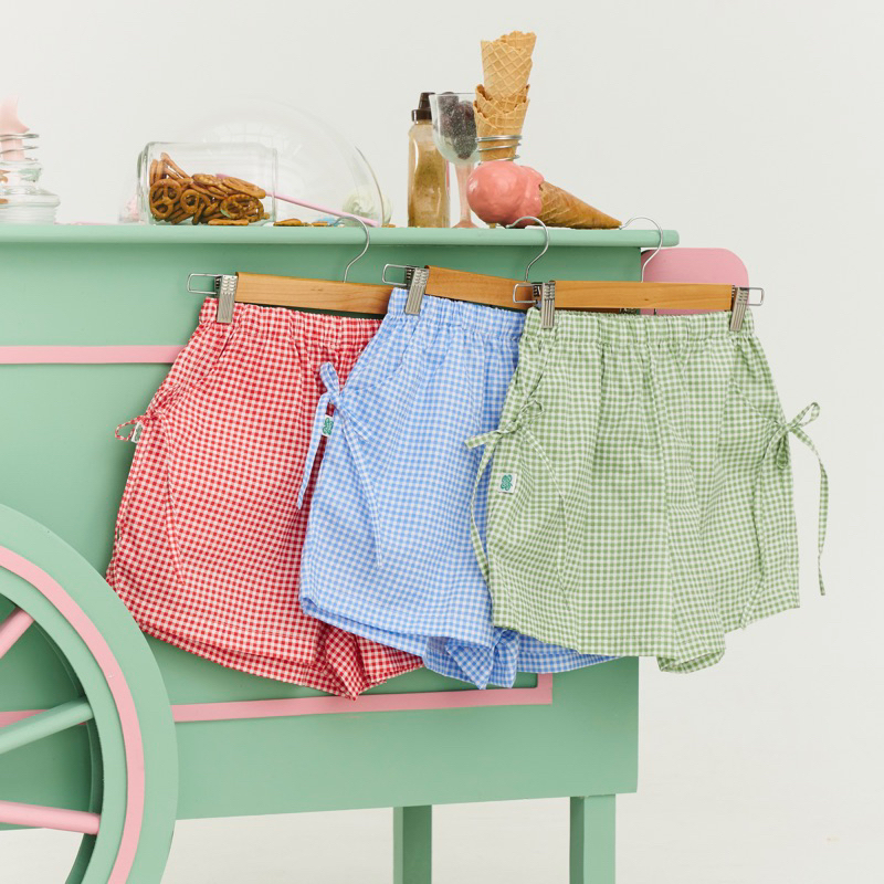 ( 🐞สีใหม่ ดำ / น้ำตาล ) กางเกงขาสั้น ( S-2XL ) รุ่น shorttie ผูกโบว์