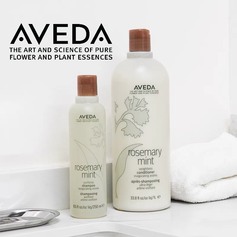 [พร้อมส่ง] AVEDA Rosemary Mint Purifying Shampoo / Weightless Conditioner