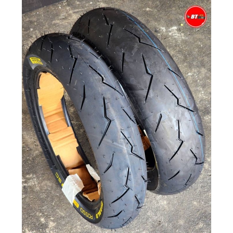 Pirelli Diablo Rosso Scooter SC ลายสายฟ้าสำหรับX max Forza 120/70-15 140/70-14 ราคาขายต่อเส้น