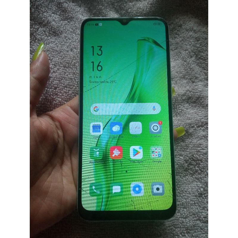oppo a31 จอแตกเปิดติดไม่มีถาดซิม