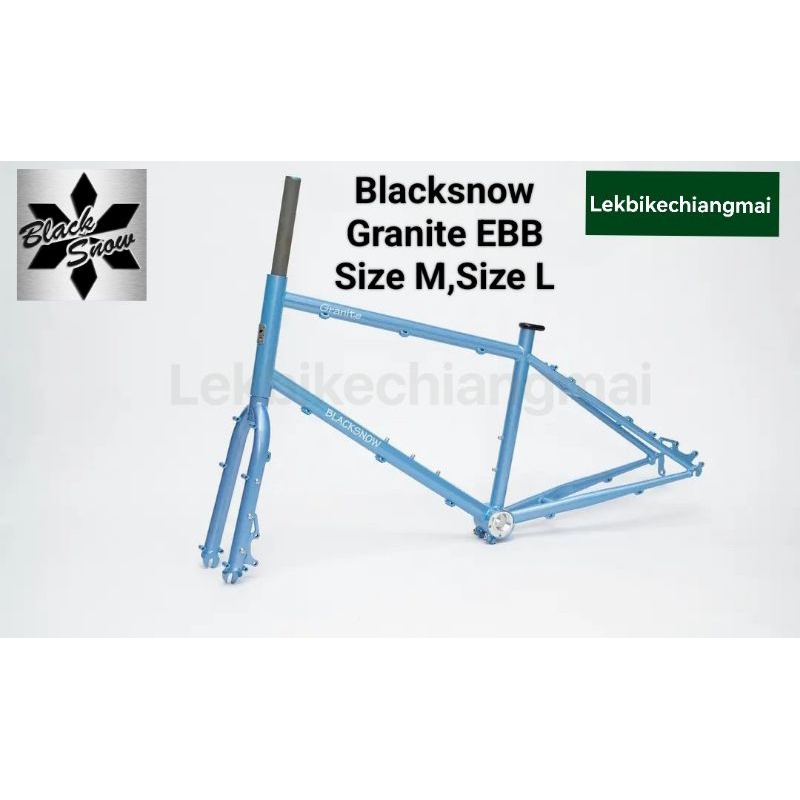 Frame Set Blacksnow Granite EBB Blue #M,L,EBB BELT Blue#XL