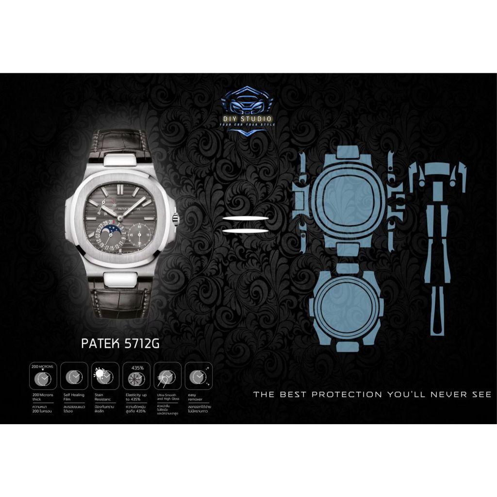 ฟิล์มใสกันรอยนาฬิกา  รุ่น 5712G