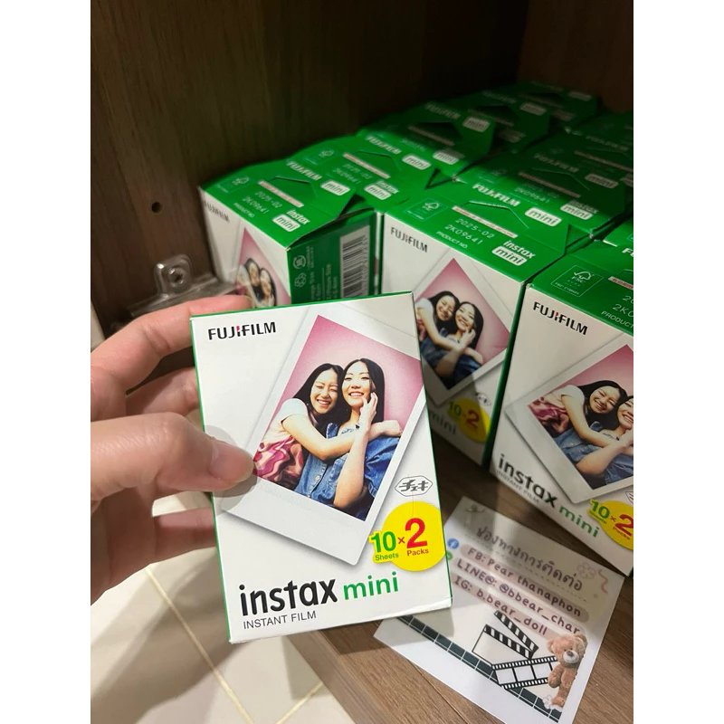 (กทม.ส่งด่วน)(เก็บปลายทางได้) (มีของพร้อมส่ง) ❗️ล็อตใหม่หมดอายุปี2027-2028 ฟิล์มกล้องinstax Fuji instax mini Film