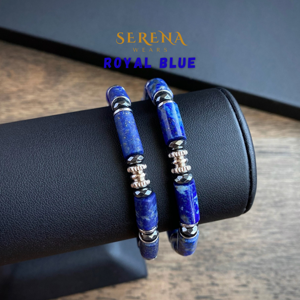 SERENA x ROYAL BLUE ✨กำไลหินแท้ ลาพิส ลาซูรี (Lapis Lazuli)