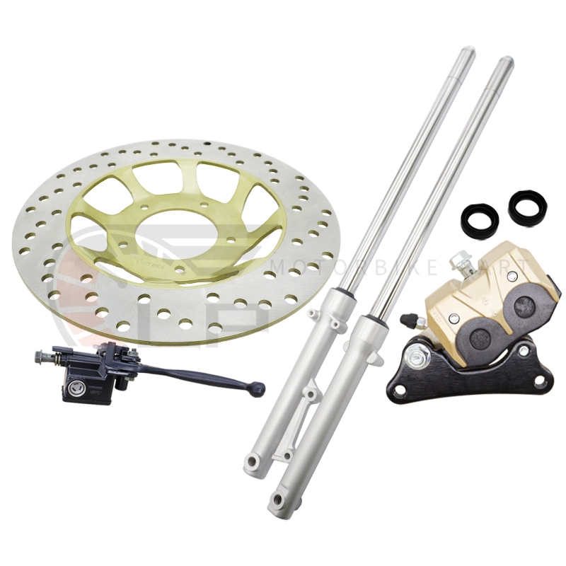 ชุดสุดคุ้ม5ชิ้น โช้คหน้าชุด SONIC DASH NOVA TENA LS125 BEST NICE จานดิสหน้าเดิม+ปั้มล่าง+ปั๊มบน+ซีลน้ำมันใหม่ จานดิสหน้า - รูปที่ 2