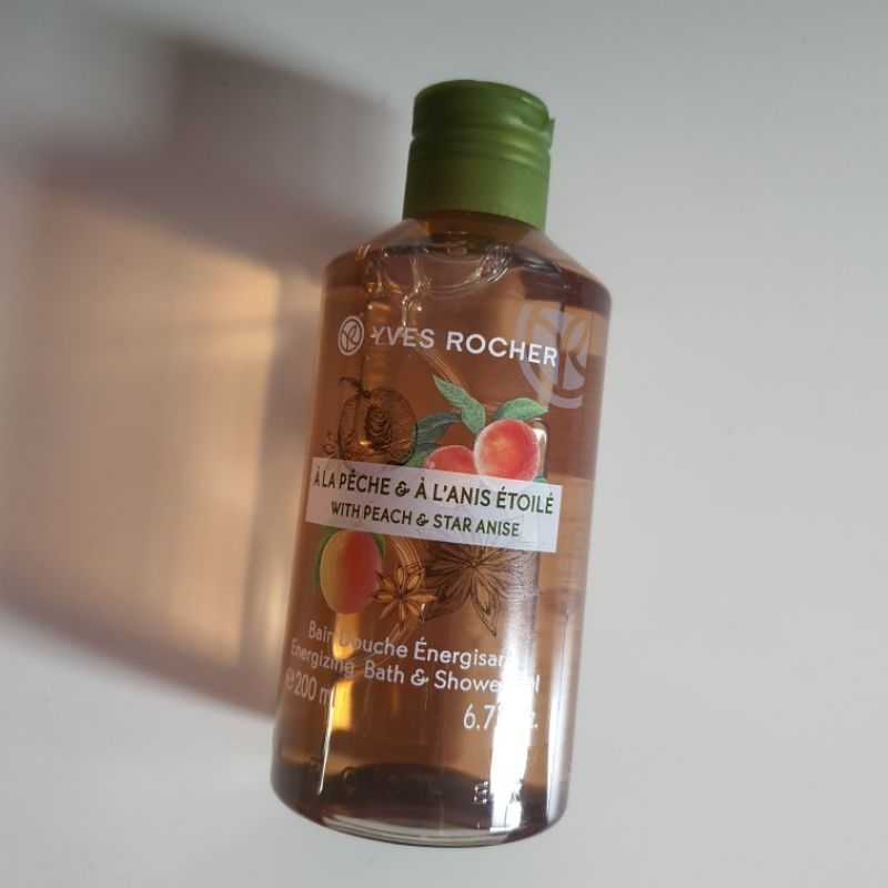 🍑ส่งต่อ🍑Yves Rocher - Peach Star Anise Shower Gel 200 มล. สบู่เหลว เจลอาบน้ำ - กลิ่นพีช และโป๊ยกั๊ก อีฟ โรเช ของแท้