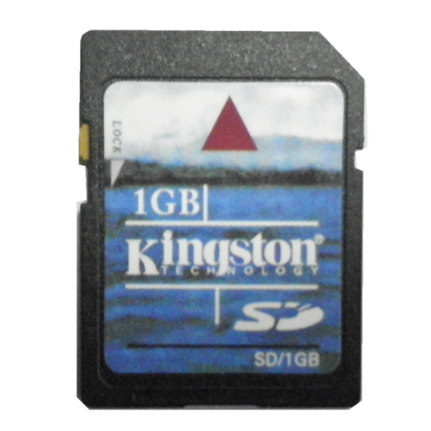 Kingston 1GB SD memory cardการ์ดเก็บข้อมูล
