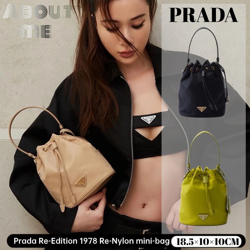 ปราด้า ✨Prada Re-Edition 1978 Re-Nylon mini-bag✨ กระเป๋าถัง