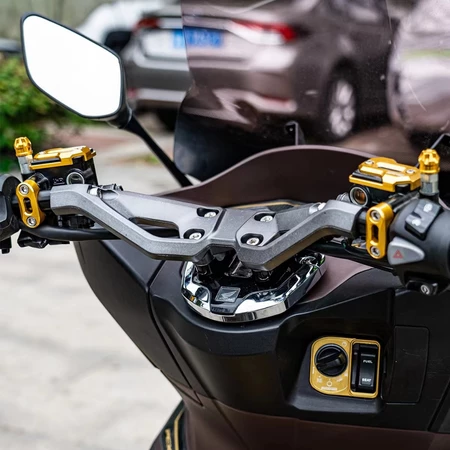 แฮนด์ อลูมิเนียม SEMSPEED ทรงT-MAX สำหรับ PCX160 / PCX150 / ADV150 / ADV160 / Xmax 2017-2024 แฮนด์แต่ง