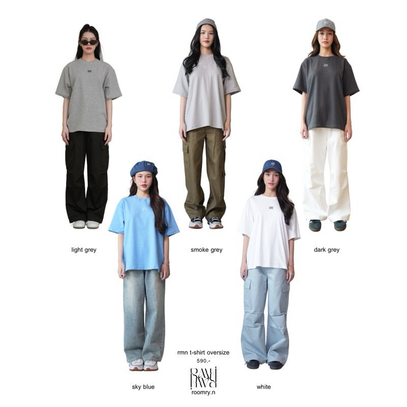 Roomry.n - Rmn t - shirt oversize เสื้อยืด