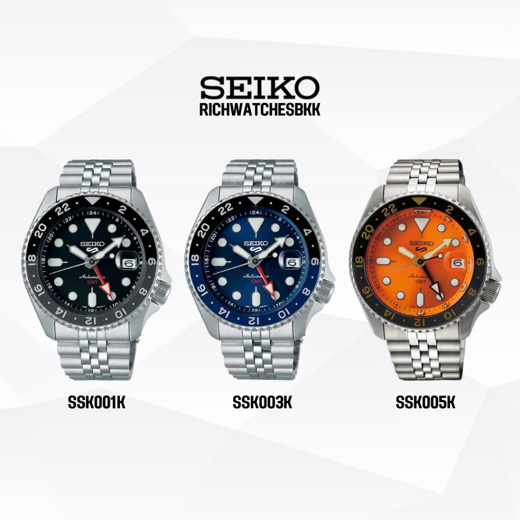 นาฬิกา SEIKO รุ่น NEW SEIKO 5 SPORTS AUTOMATIC G.M.T