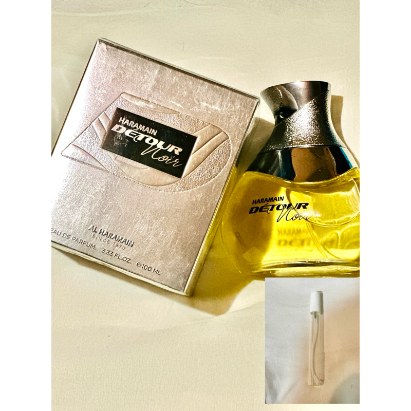 Détour Noir Al Haramain Perfumes for women and menแบบแบ่ง10มล