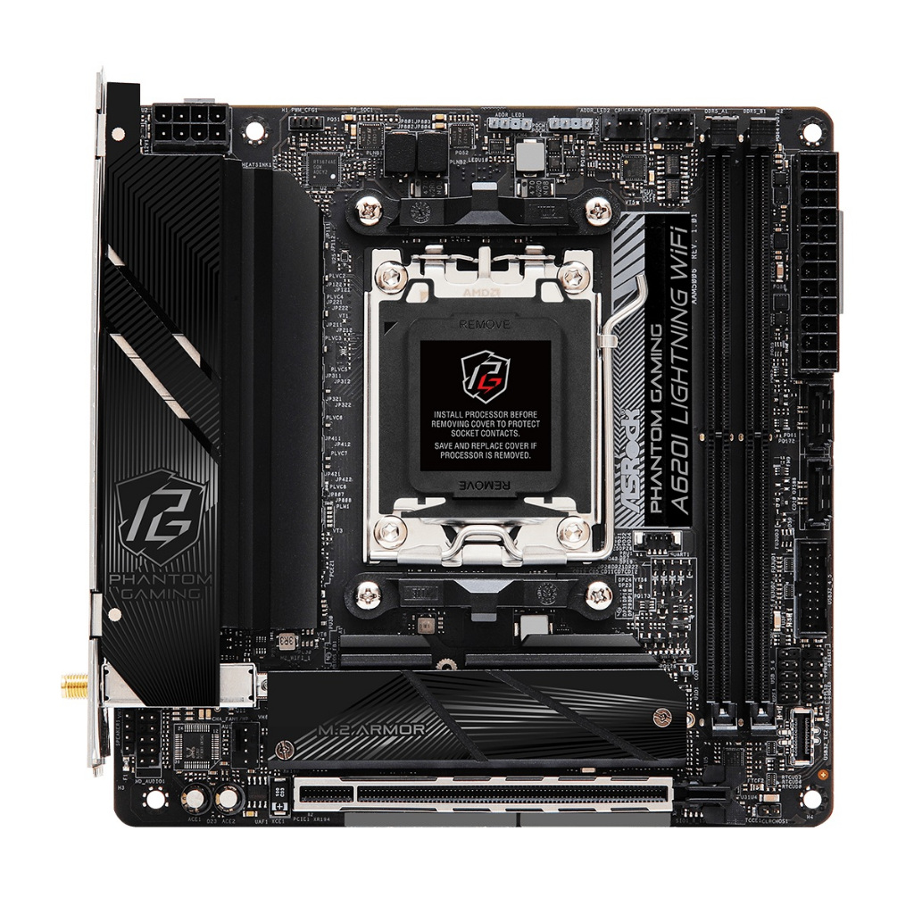 ASRock A620I Lightning WiFi AMD AM5 ITX Motherboard (เมนบอร์ด)