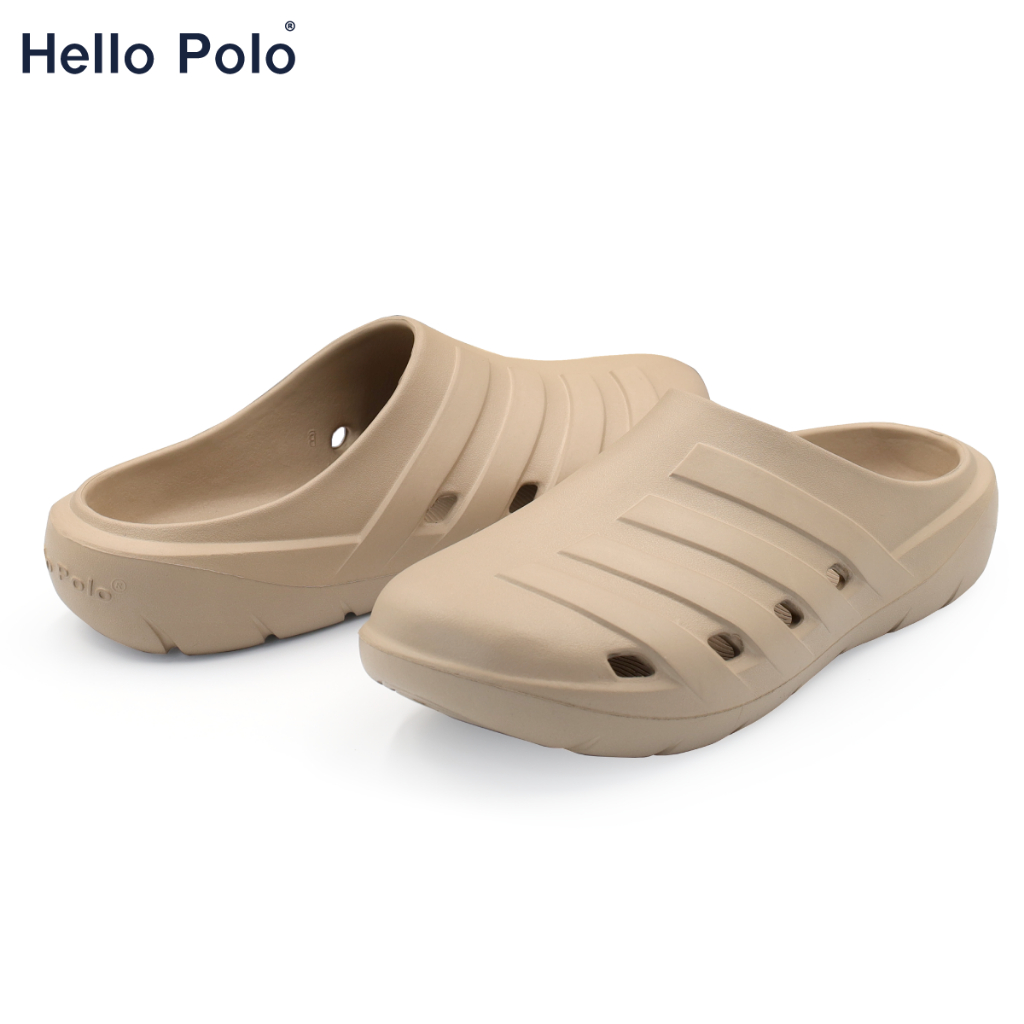 Hello Polo รุ่น HP8019 รองเท้าแตะแบบสวมแฟชั่น ใส่ได้ทั้งผู้ชายและผู้หญิง พื้นนิ่ม Size 36-45