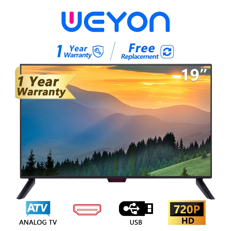 WEYON ทีวี 19 นิ้ว LED TV HD Ready โทรทัศน์ (รุ่น HTCLG-19A)