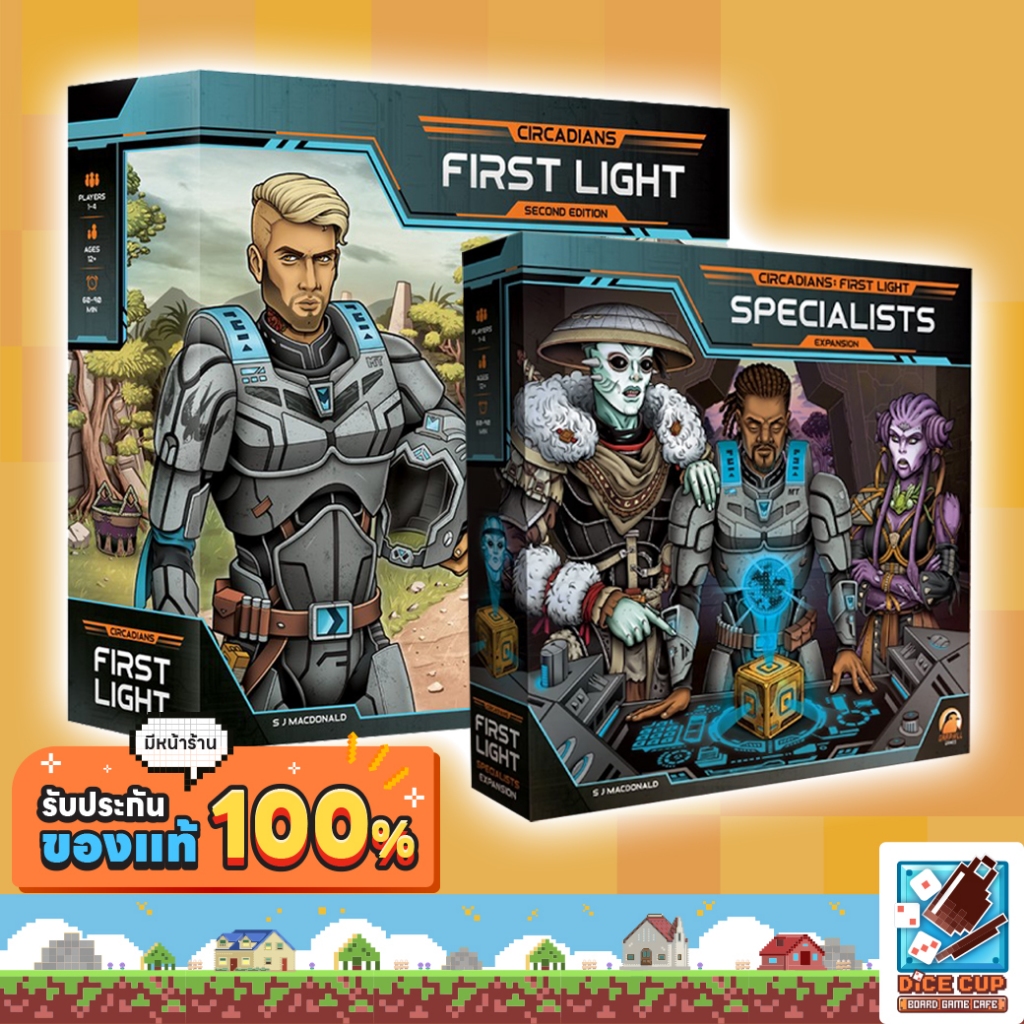 [ของแท้] Circadians: First Light 2nd Edition/ Circadians: First Light Specialists Expansion Board Game