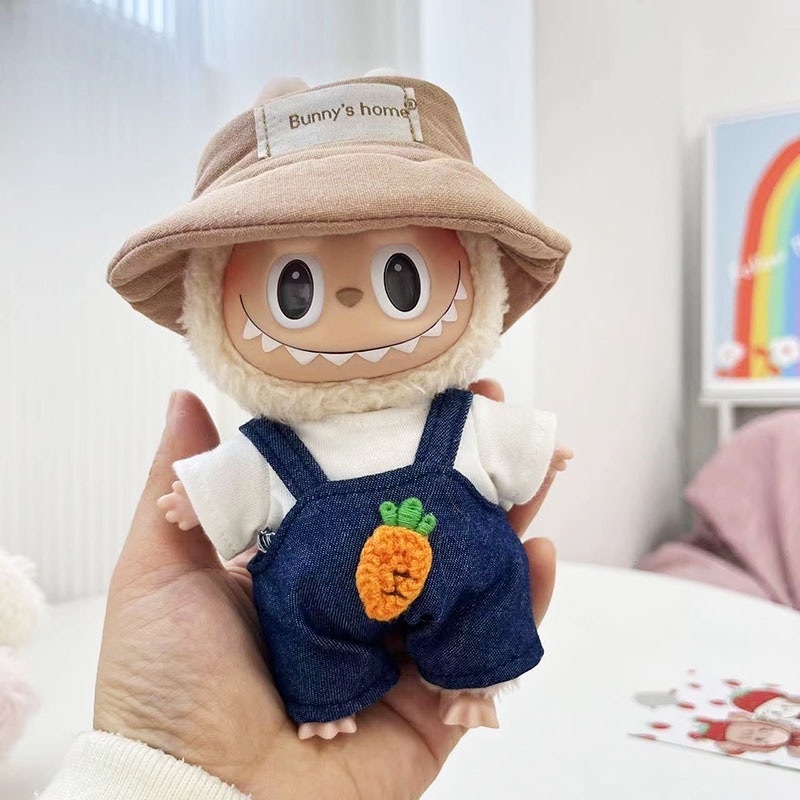 พร้อมส่ง ส่งไว!! ชุดตุ๊กตา เครื่องแต่งกาย Labubu Macaron ขนาด 17 ซม. D2