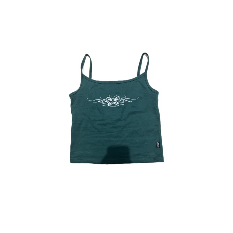 ส่งต่อ เสื้อสายเดี่ยว vgh butterfly tanktop teal มือ2 🌺🦋