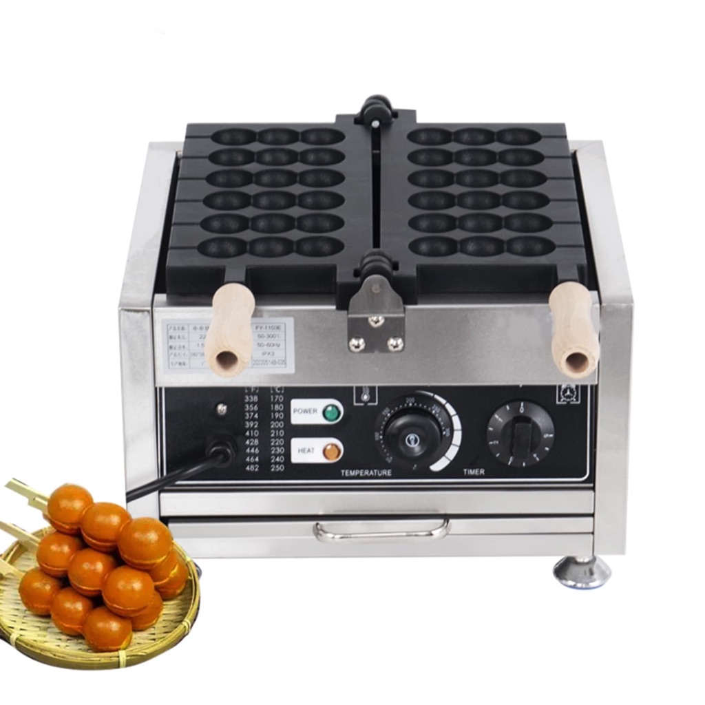 เครื่องทำวาฟเฟิลบอล ZB-1103F  Waffle Ball Machine อุปกรณ์ทำขนม เครื่องทำบอลสติ๊ก