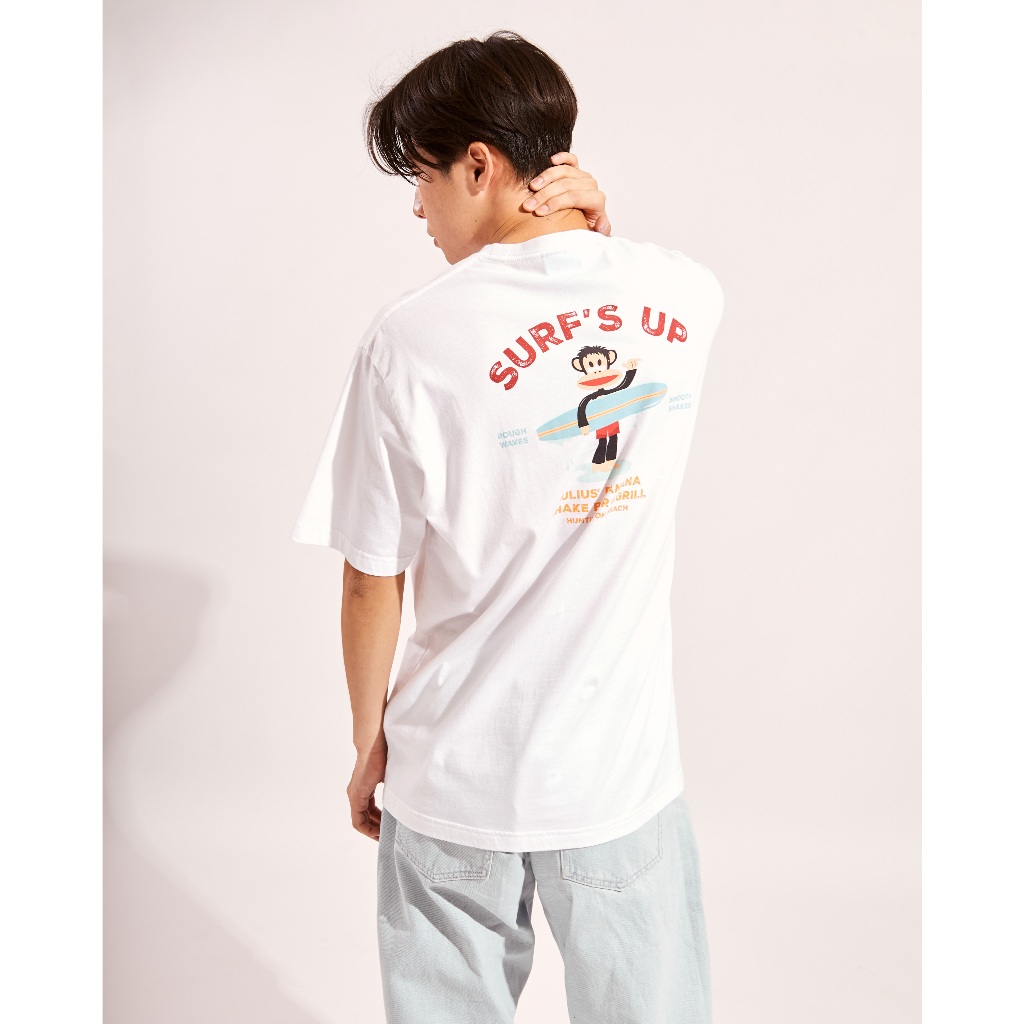 PAUL FRANK เสื้อยืด UNISEX JULIUS SURF’S UP SS TEE