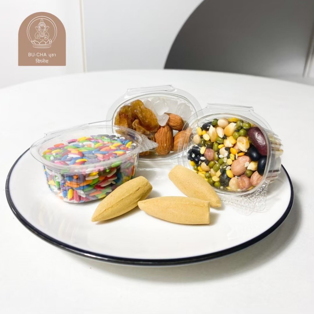 BC01 ของไหว้พระพิฆเนศแบบถ้วย 1 ออนซ์ (แถมฟรีกำยาน 1 ชิ้น) S2-2