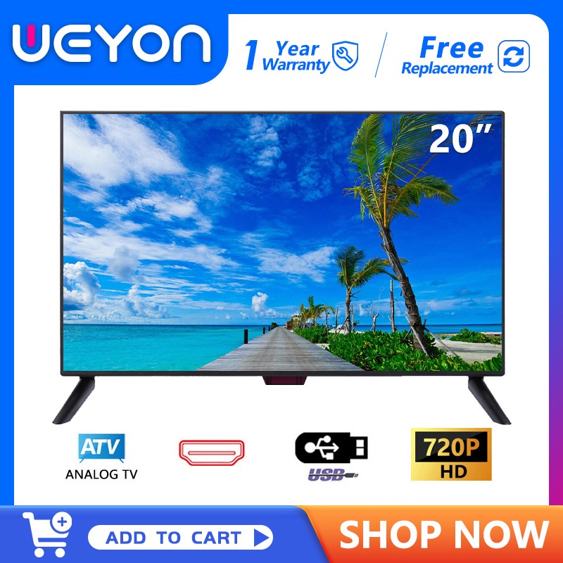 WEYON ทีวี 20 นิ้ว HD Ready LED TV (รุ่น 24JK-20ทีวีจอแบน) 20'' โทรทัศน์