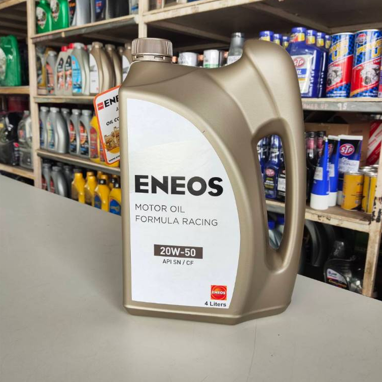 น้ำมันเครื่องเบนซิน ENEOS MOTER OIL  FORMULA   RACING  20w50  ขนาด  4 ลิตร