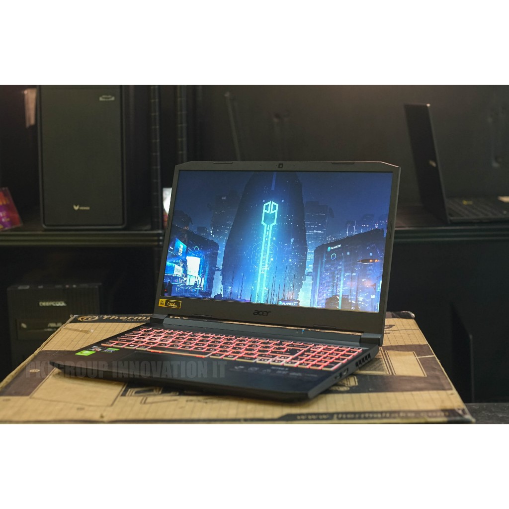 โน๊ตบุ๊คเล่นเกมมือสอง Acer Nitro 5 AN515-45-R7TF Ryzen 7 5800H RAM 16 GB M.2 512GB RTX3050Ti