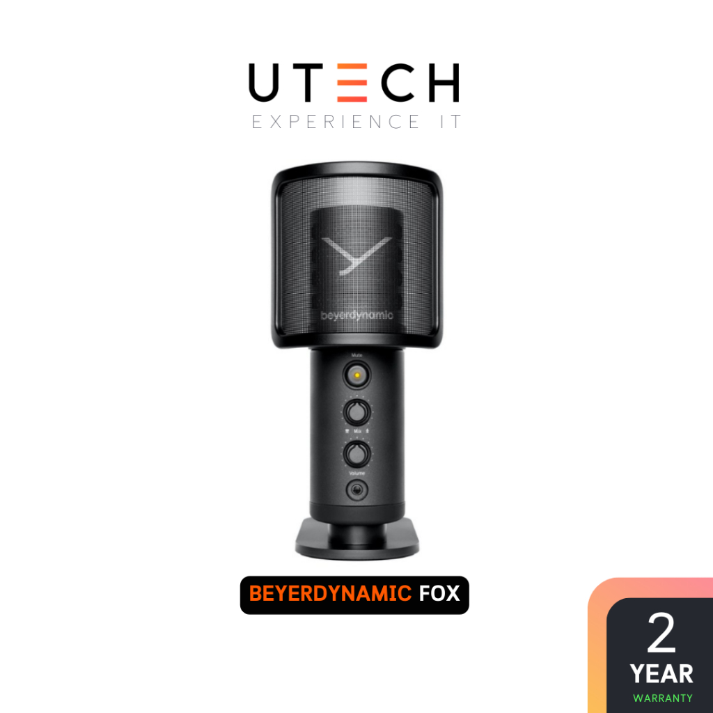 ไมโครโฟน Beyerdynamic FOX USB Microphone ไมโครโฟน ชนิด Condenser by UTECH