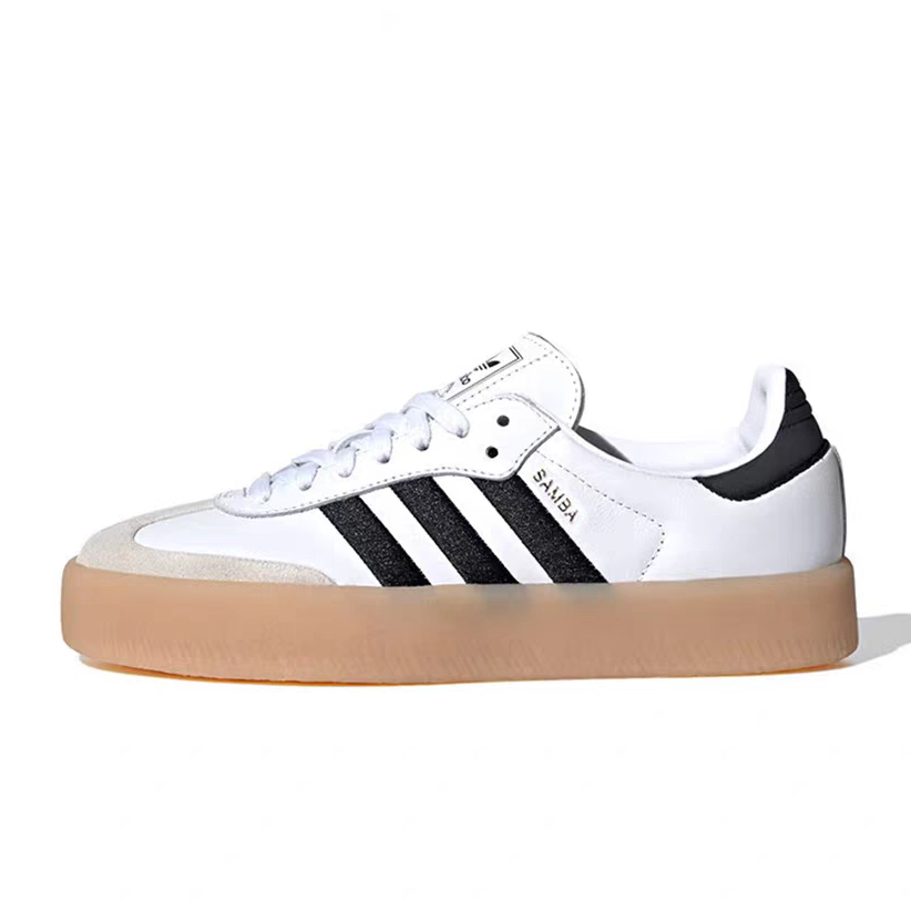 【ของแท้ 100%】Adidas Samba รองเท้าบุรุษและสตรี รองเท้ากระดานทรงเตี้ย