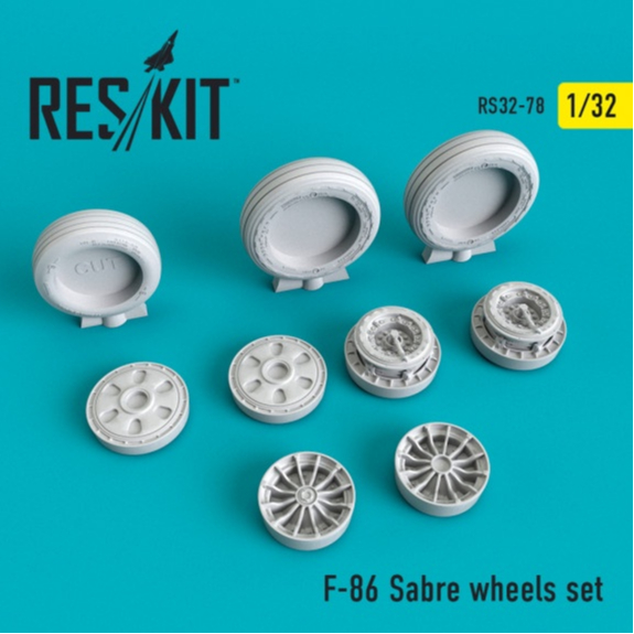 RS32-0078 F-86 Sabre wheels set (1/32)