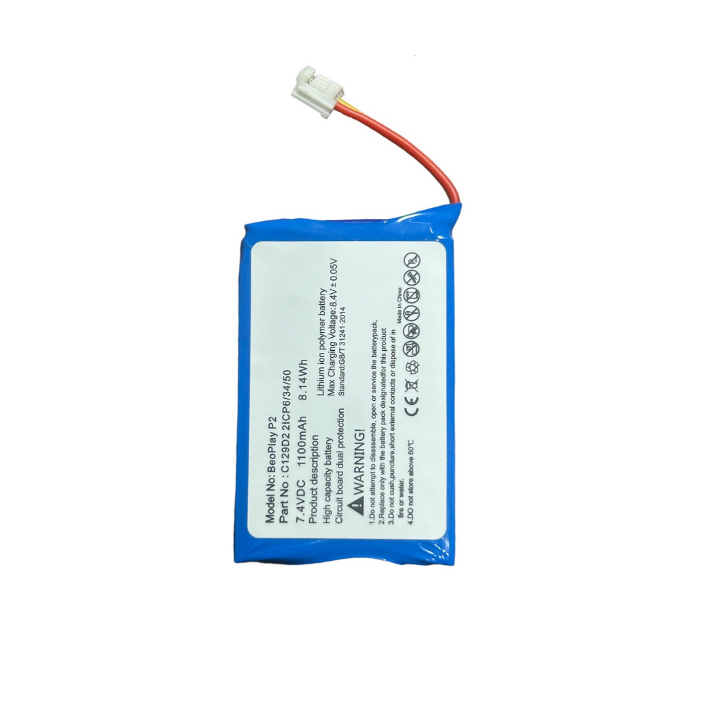 ลำโพงบลูทูธ B&O Beoplay P2 Bluetooth speaker battery 7.4V C129D2 1100mAh