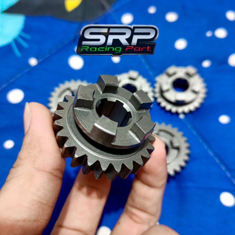 เฟืองเกียร์4แต่งwave125 25ฟัน ตัวขับ และ ตัวตาม ประกันแตก