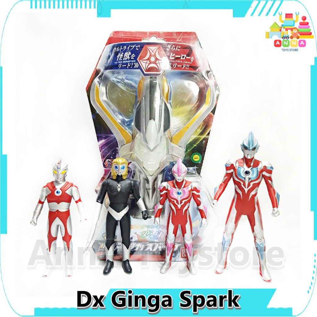 ที่แปลงร่าง อุลตร้าแมน กิงกะสปาร์ค Ultraman DX Ginga Spark แถมสปาร์คดอลให้ 4 ตัว ของแท้ Bandai