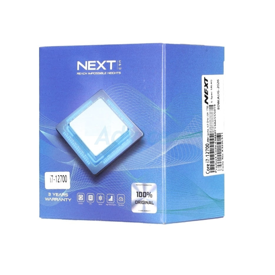 CPU INTEL CORE I7-12700 LGA 1700 (NEXT)