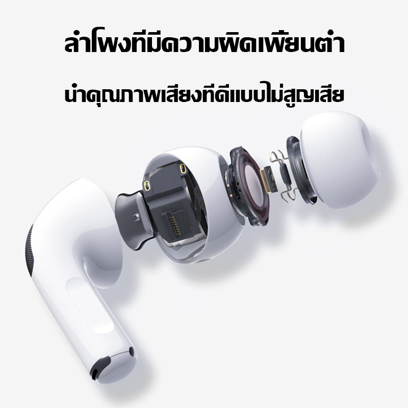 แถมเคส เลือกลายเคสได้ หูฟังบลูทูธไร้สาย หูฟังลูทูธ หูฟังTWS กันน้ำIPX5 เสียงดีมากHIFI มินิน่ารัก มีไมโครโฟน บลูทูธ