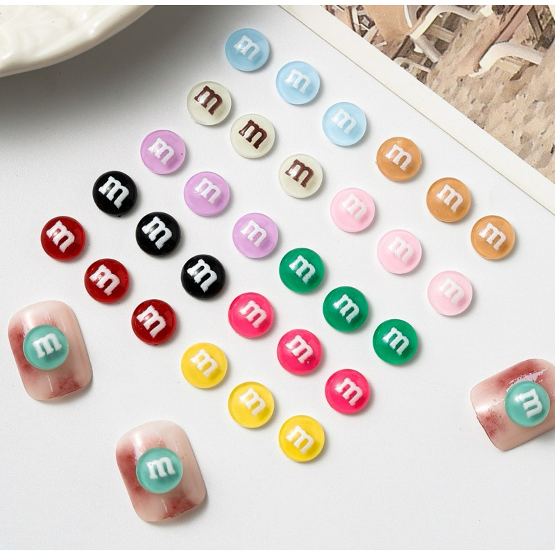 ขนมm&mคละสี10ชิ้น15.-