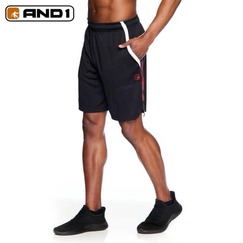 กางเกงกีฬาขาสั้น AND1  ✅รุ่นผ้าบางเบา  ของแท้ใส่เล่นกีฬาเล่นบาส หรือใส่ออกกำลังกาย2XL-5XL