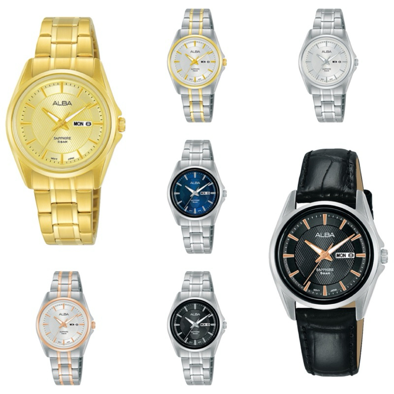 ALBA นาฬิกาข้อมือผู้หญิง รุ่น AN8018X1, AN8020X1, AN8022X1, AN8023X1, AN8025X1, AN8027X1, AN8029X1