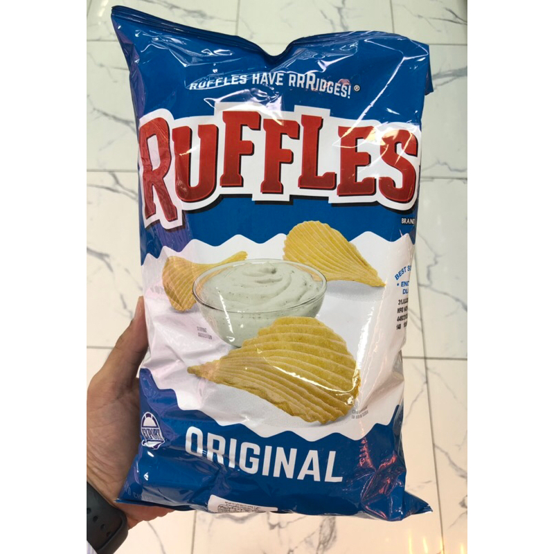 RUFFLES ORIGINAL POTATO CHIPS รัฟเฟิล ออริจินอล รสดั้งเดิม  🇺🇸🇺🇸ขนาด 184.2 g